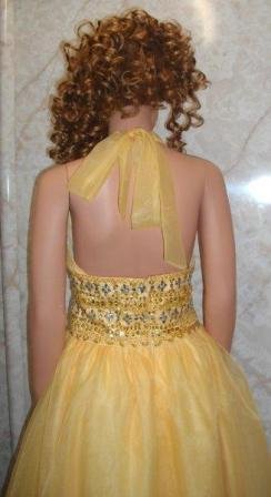 ruched halter prom dress